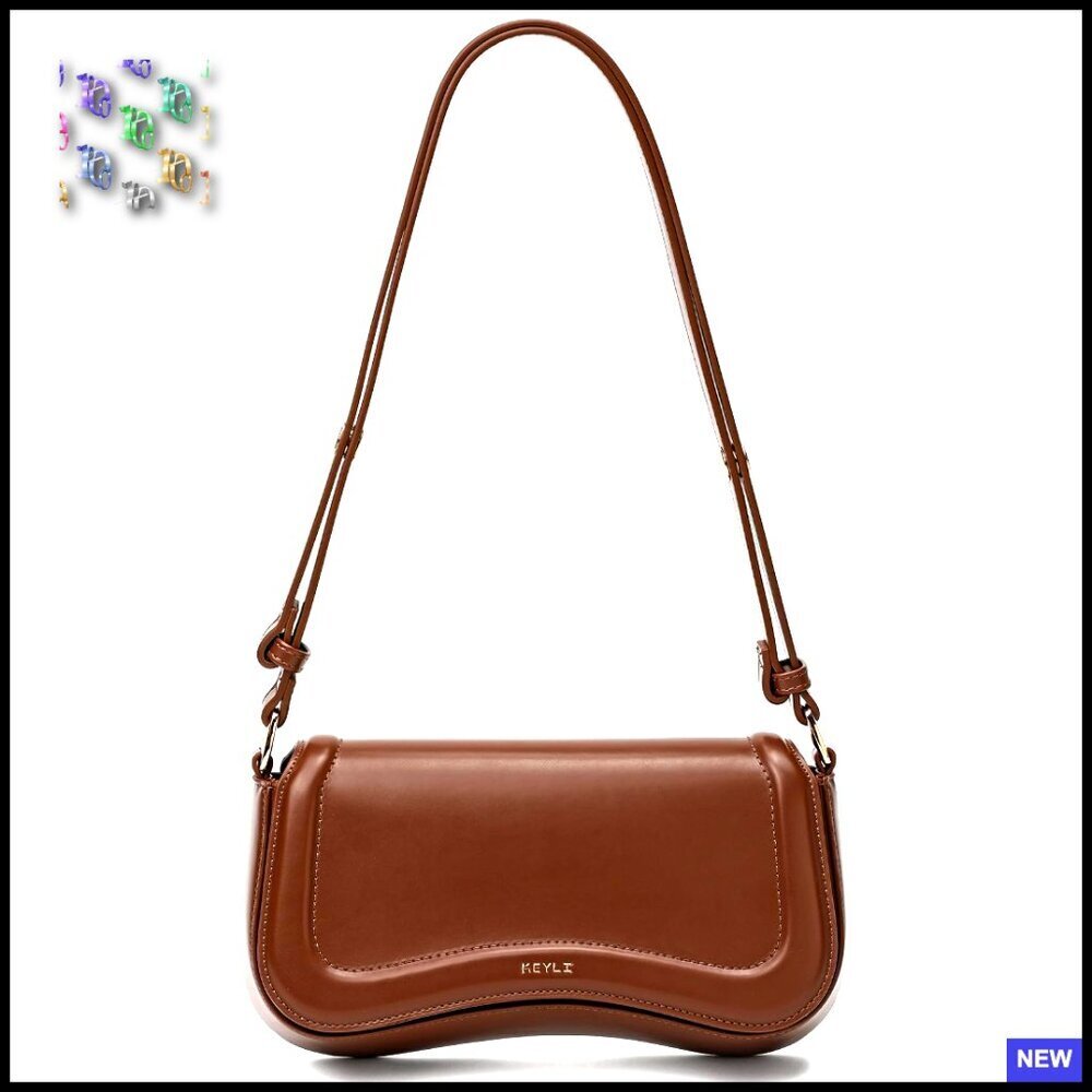 Waterproof Leather Crossbody Bag Small Tote Hobo Designer Handbag Adjustable